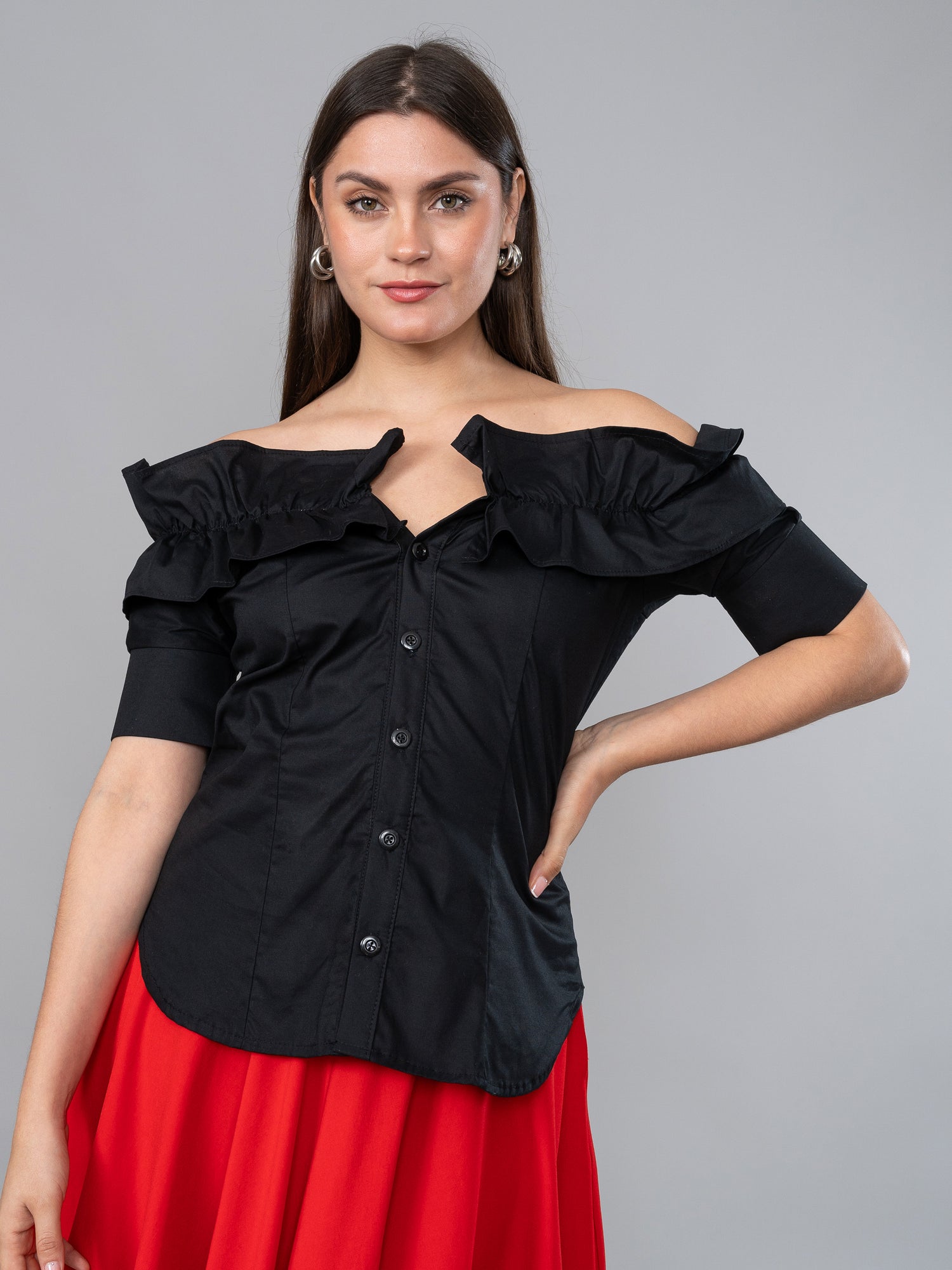 Blusa Carolina Negra