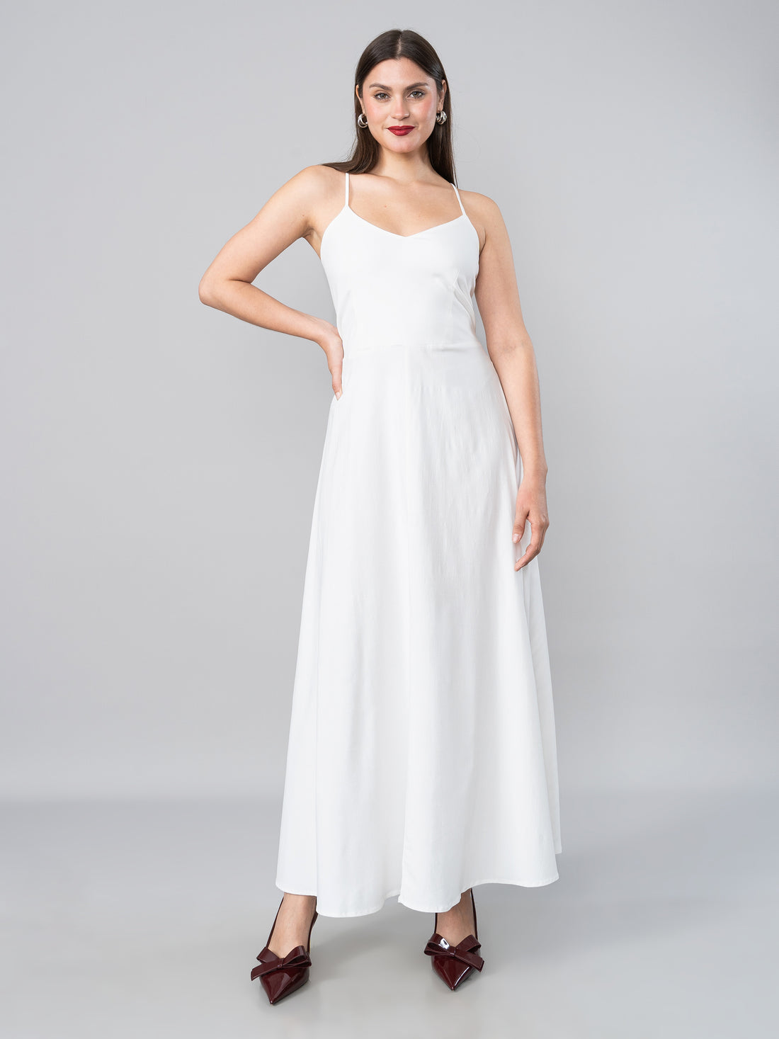 Vestido de Lino Caro Blanco