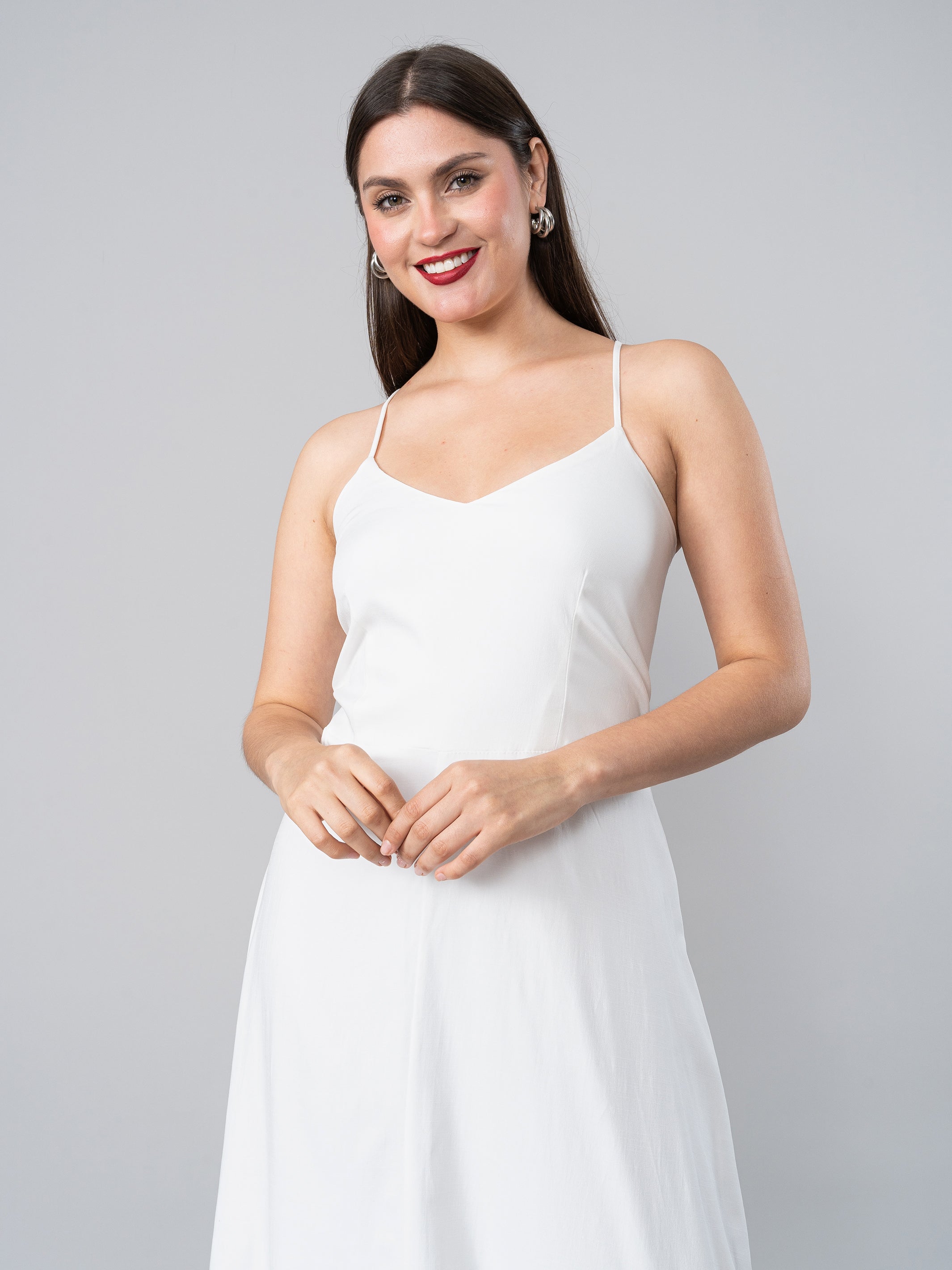 Vestido de Lino Caro Blanco