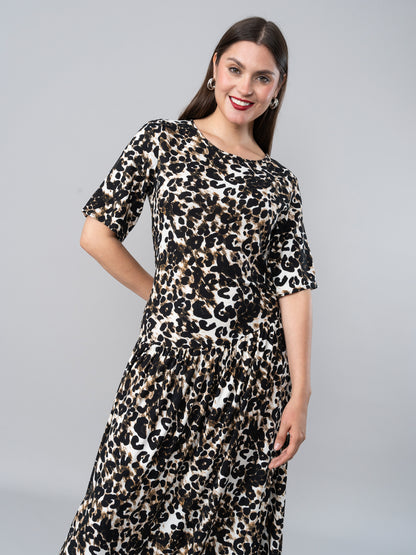 Vestido Paula Estampado Animal Print