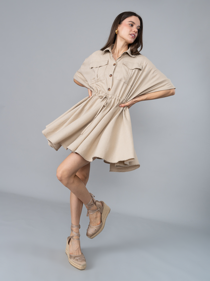 Vestido Amanda Beige