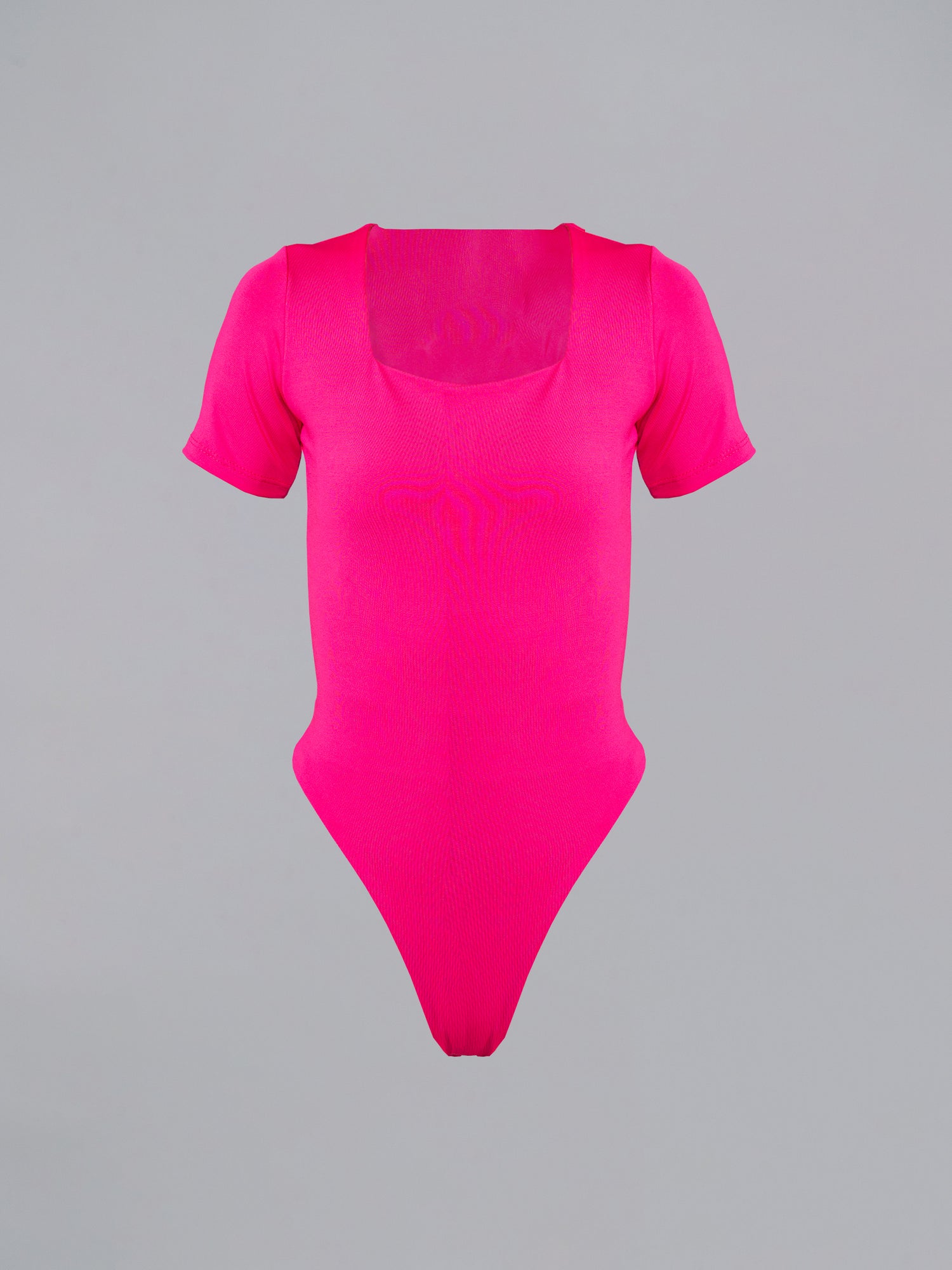 Body de Suplex Cuello Cuadrado Fucsia