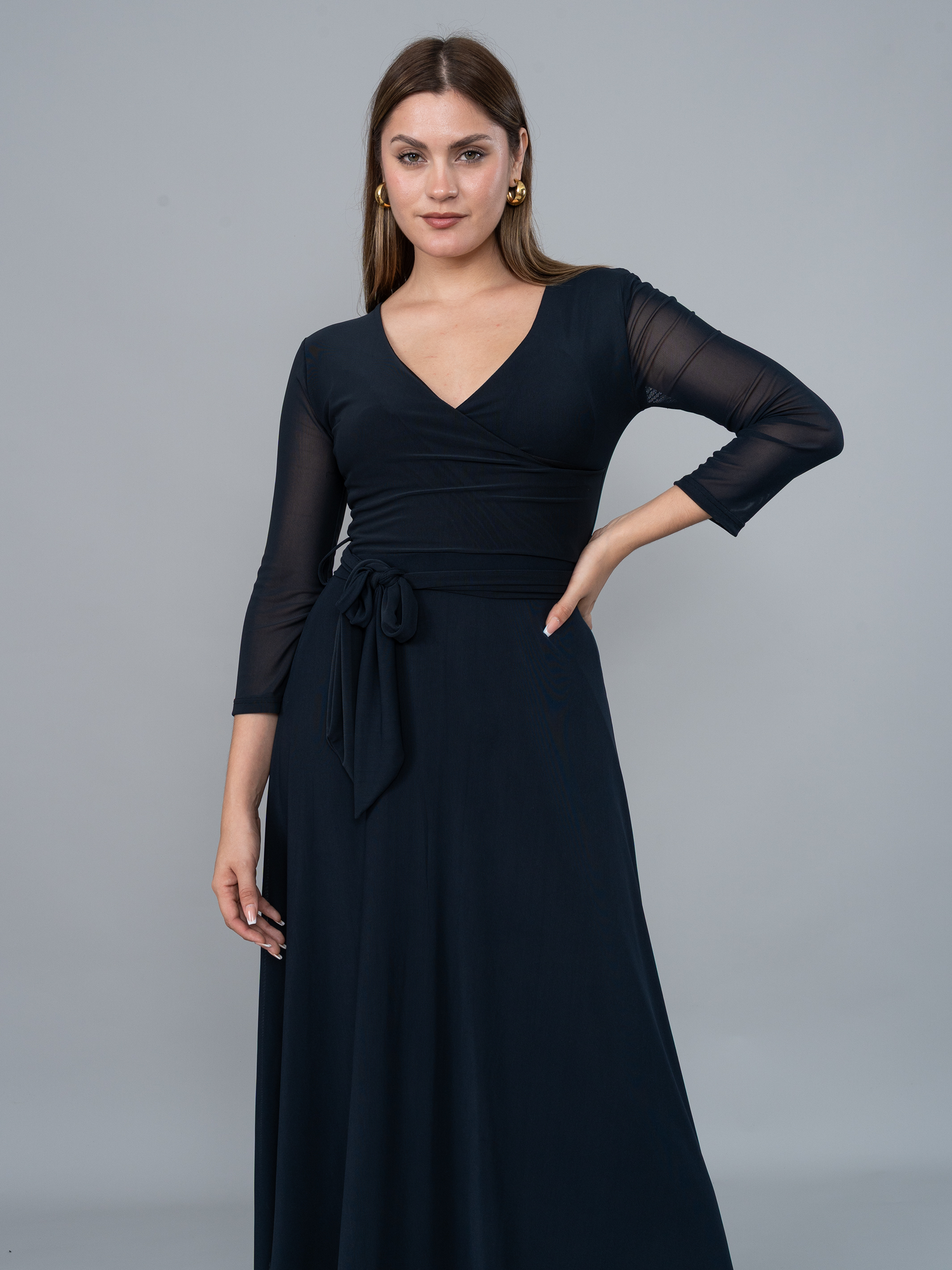 Vestido Esperanza Negro en Tul