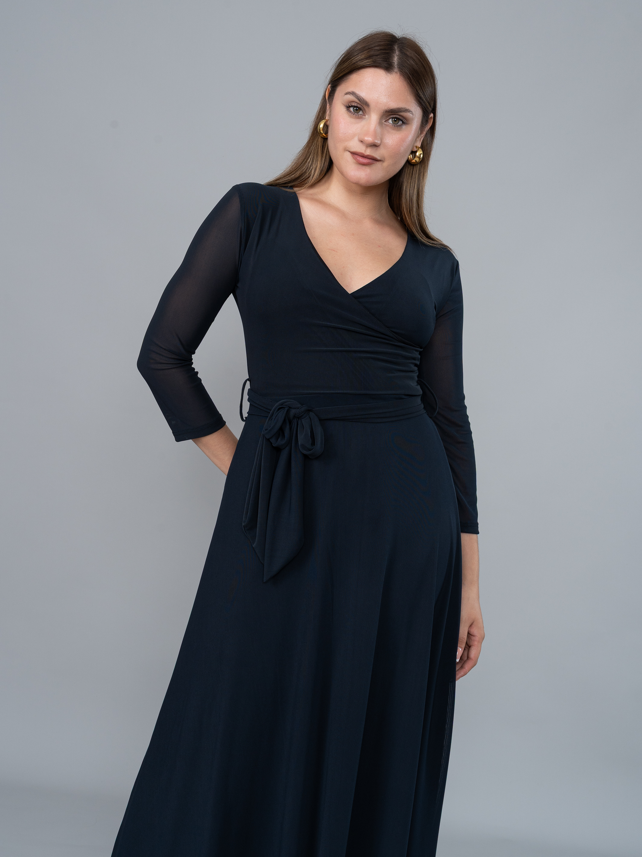 Vestido Esperanza Negro en Tul