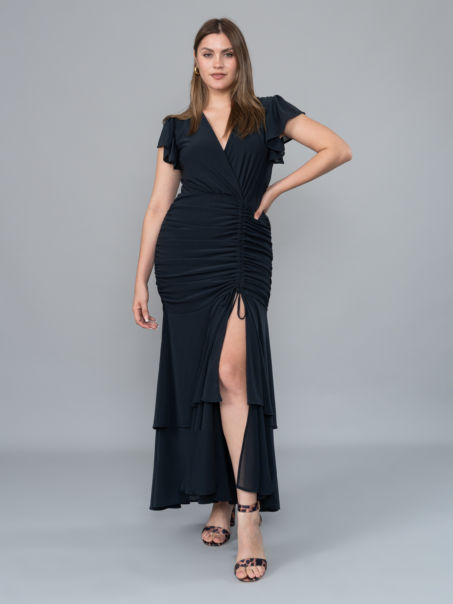 Vestido Isabella Negro en Tull