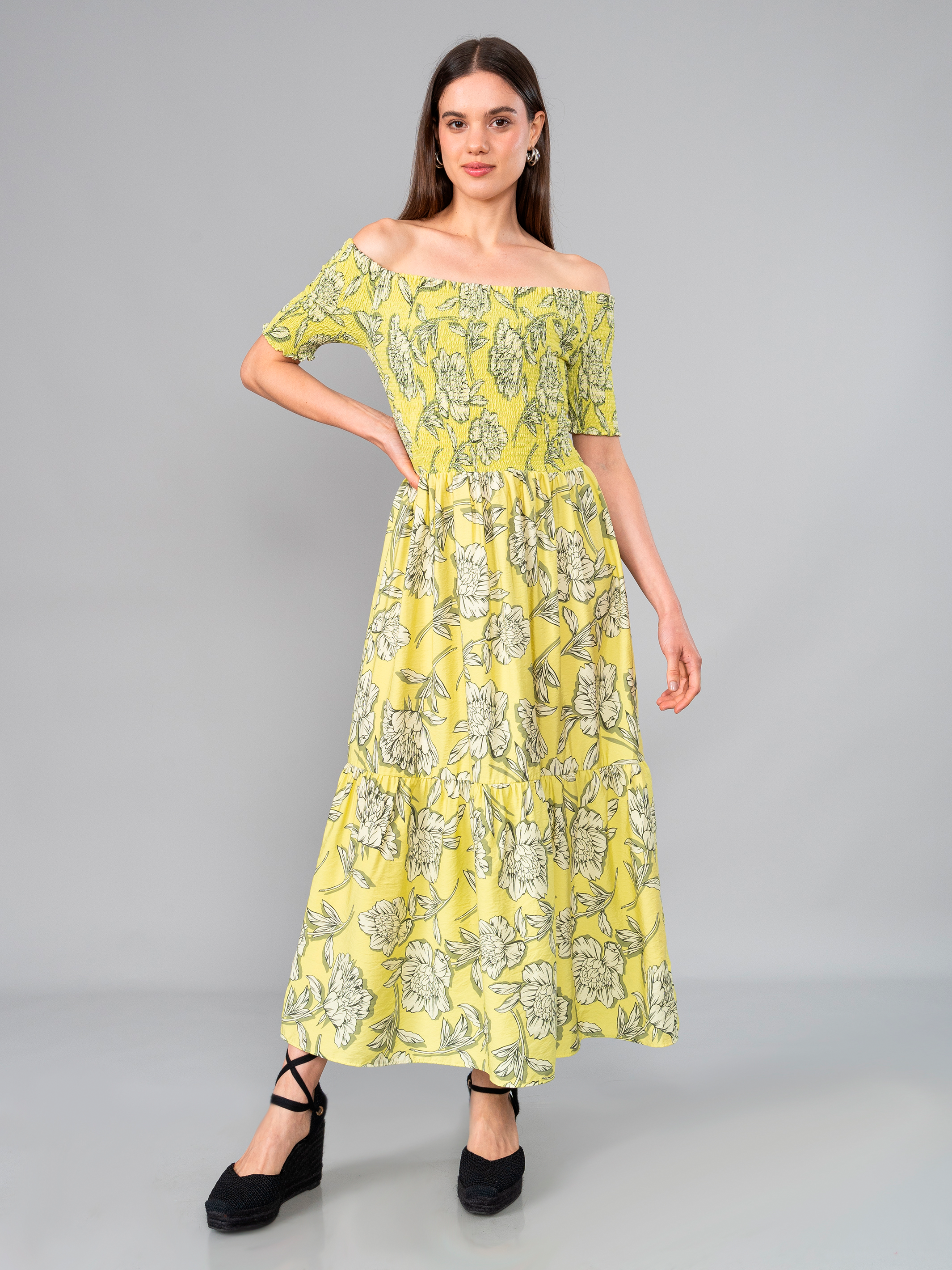 Vestido Belle Estampado Limon