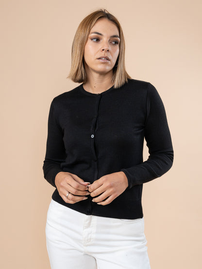 Cardigan Tejido Negro