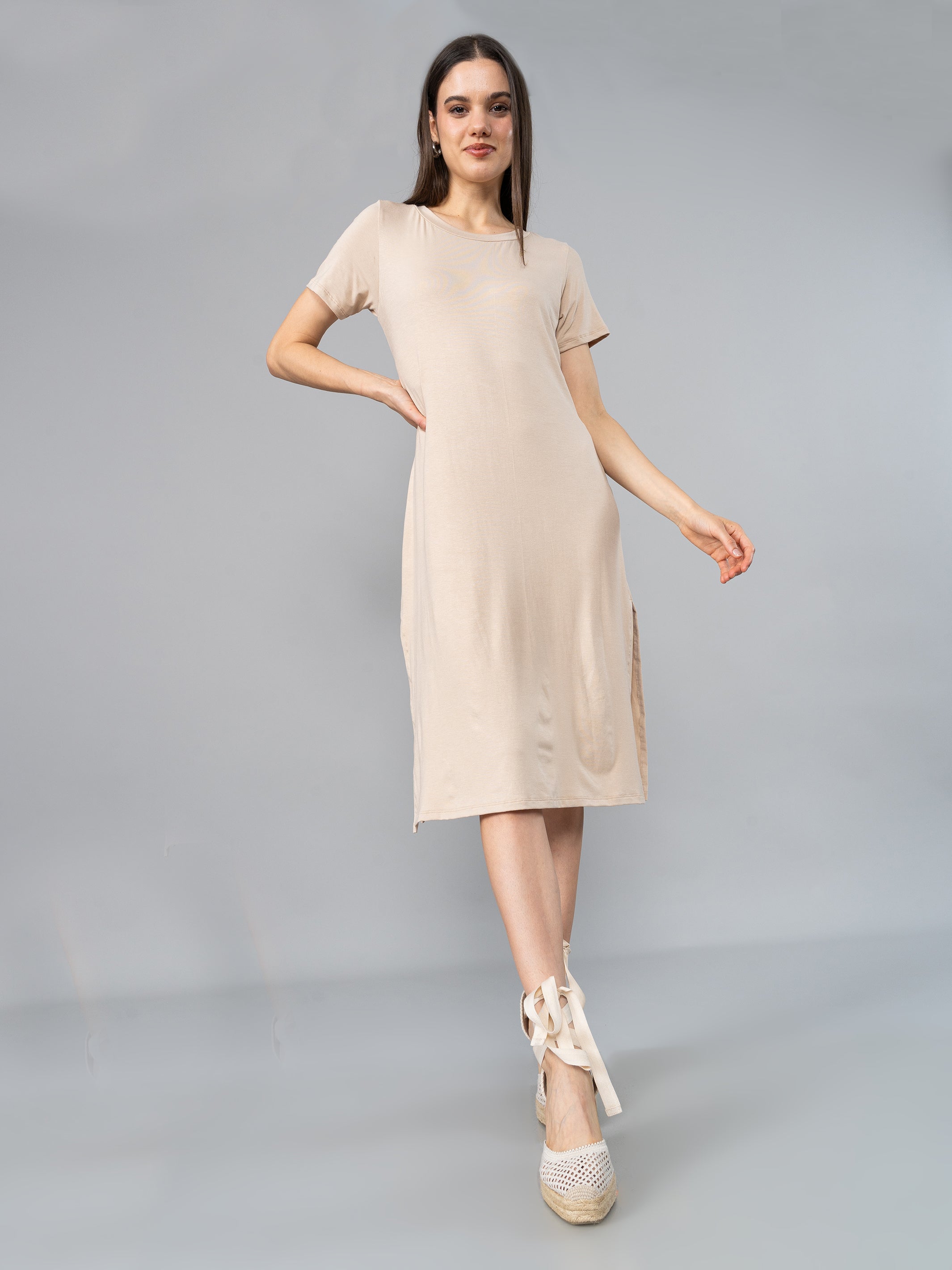 Vestido Luna Beige