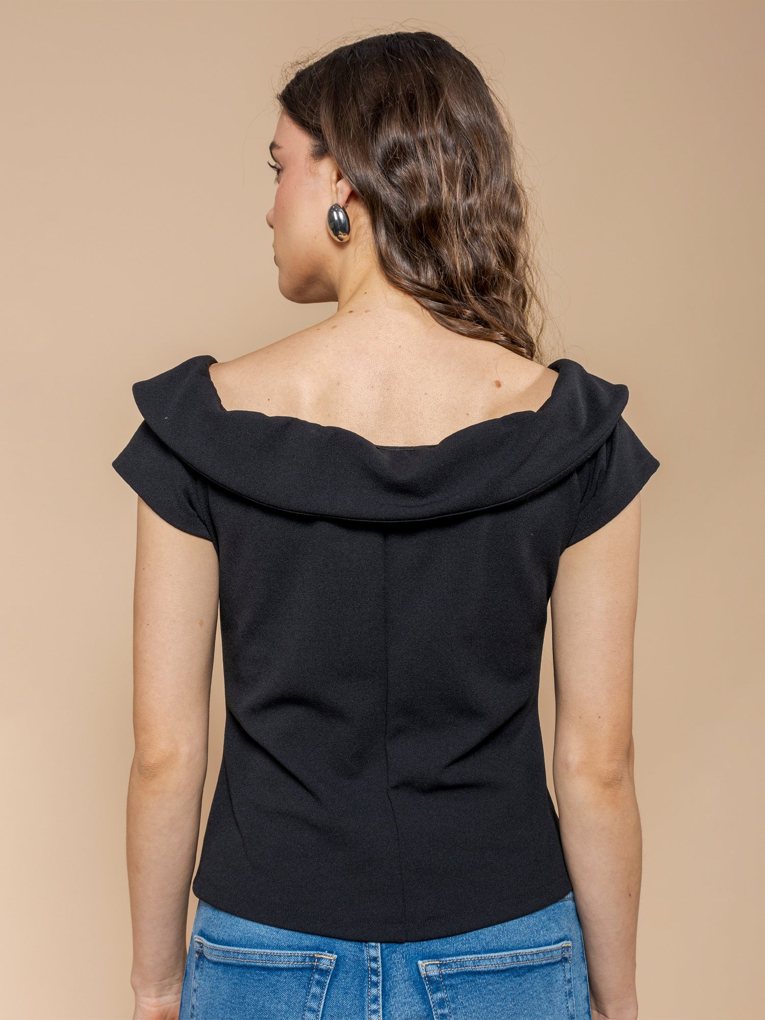 Blusa Corset Liliana Negra