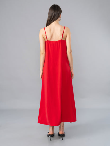 Vestido Lazo Rojo