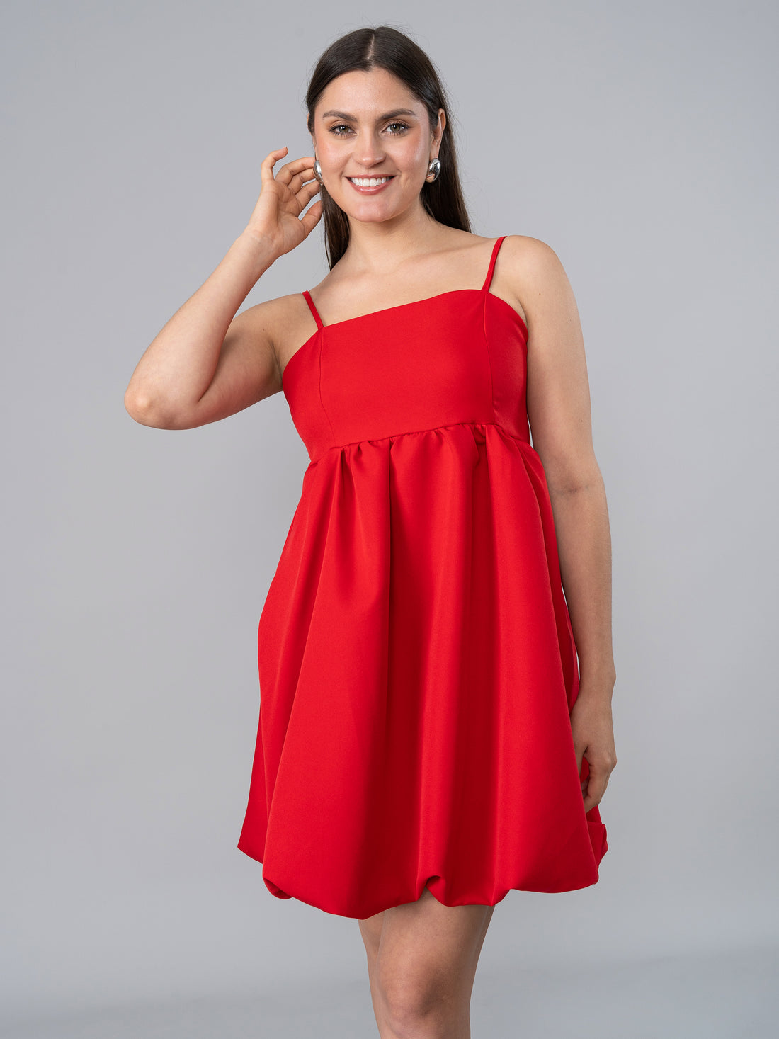 Vestido Globo Rojo