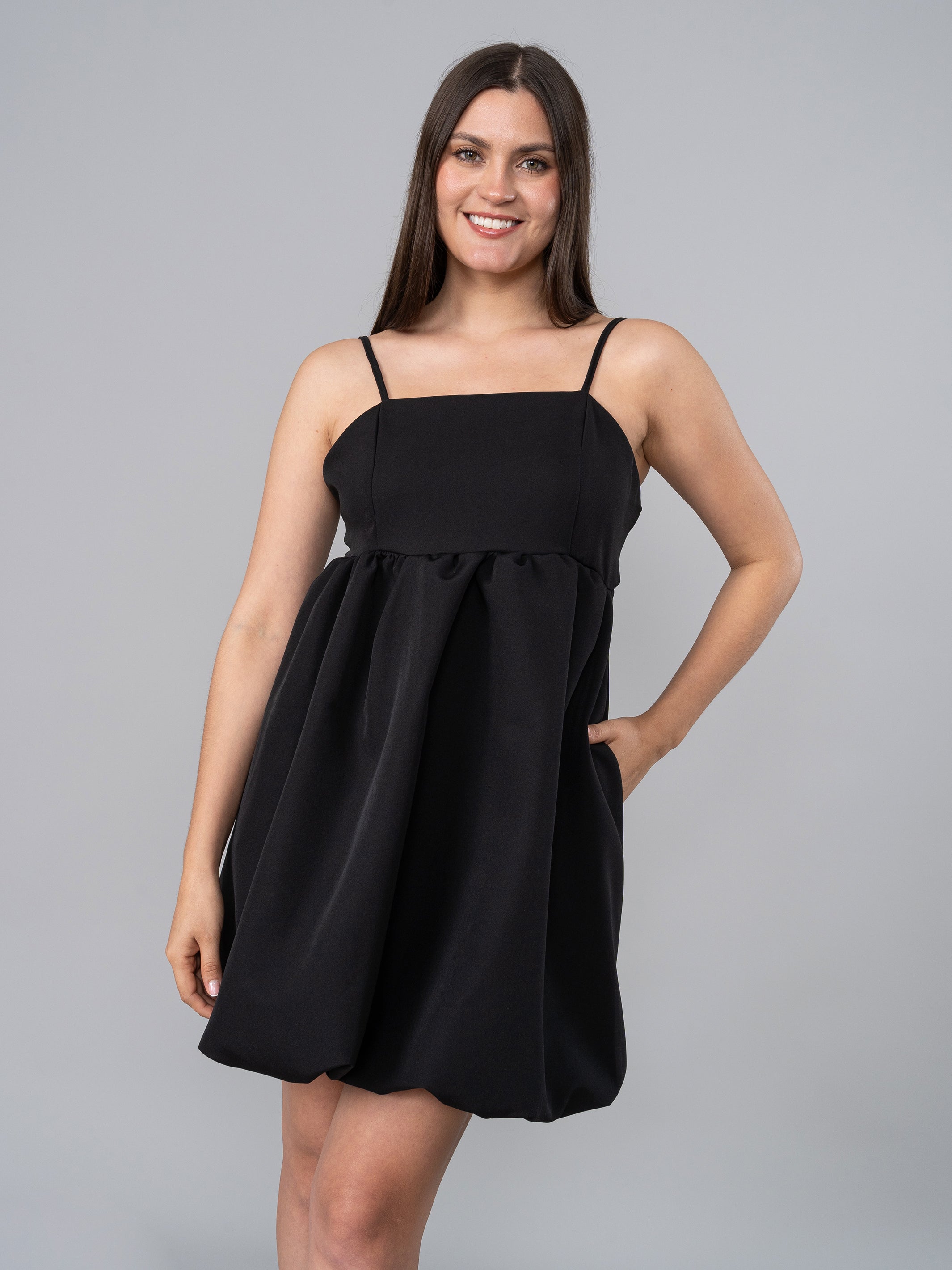 Vestido Globo Negra