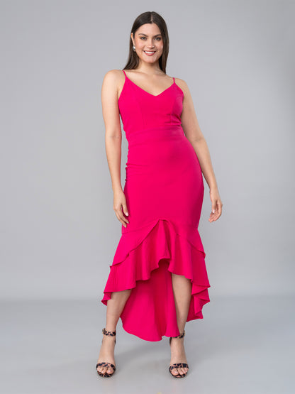 Vestido Sandra Fucsia